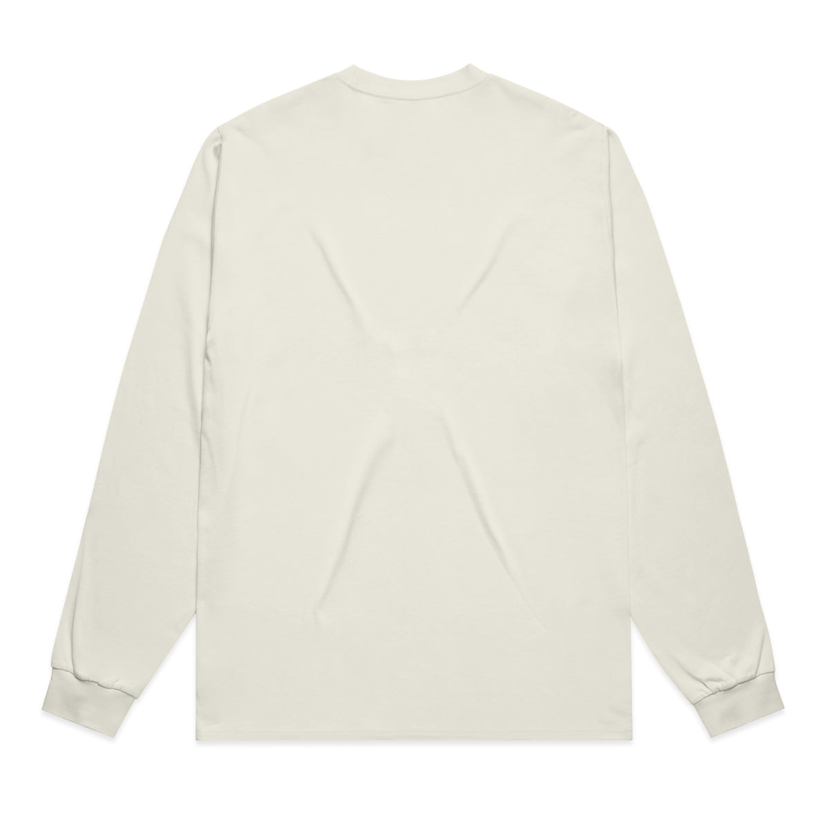 Heavy L/S Tee 5081 - Ecru - Back