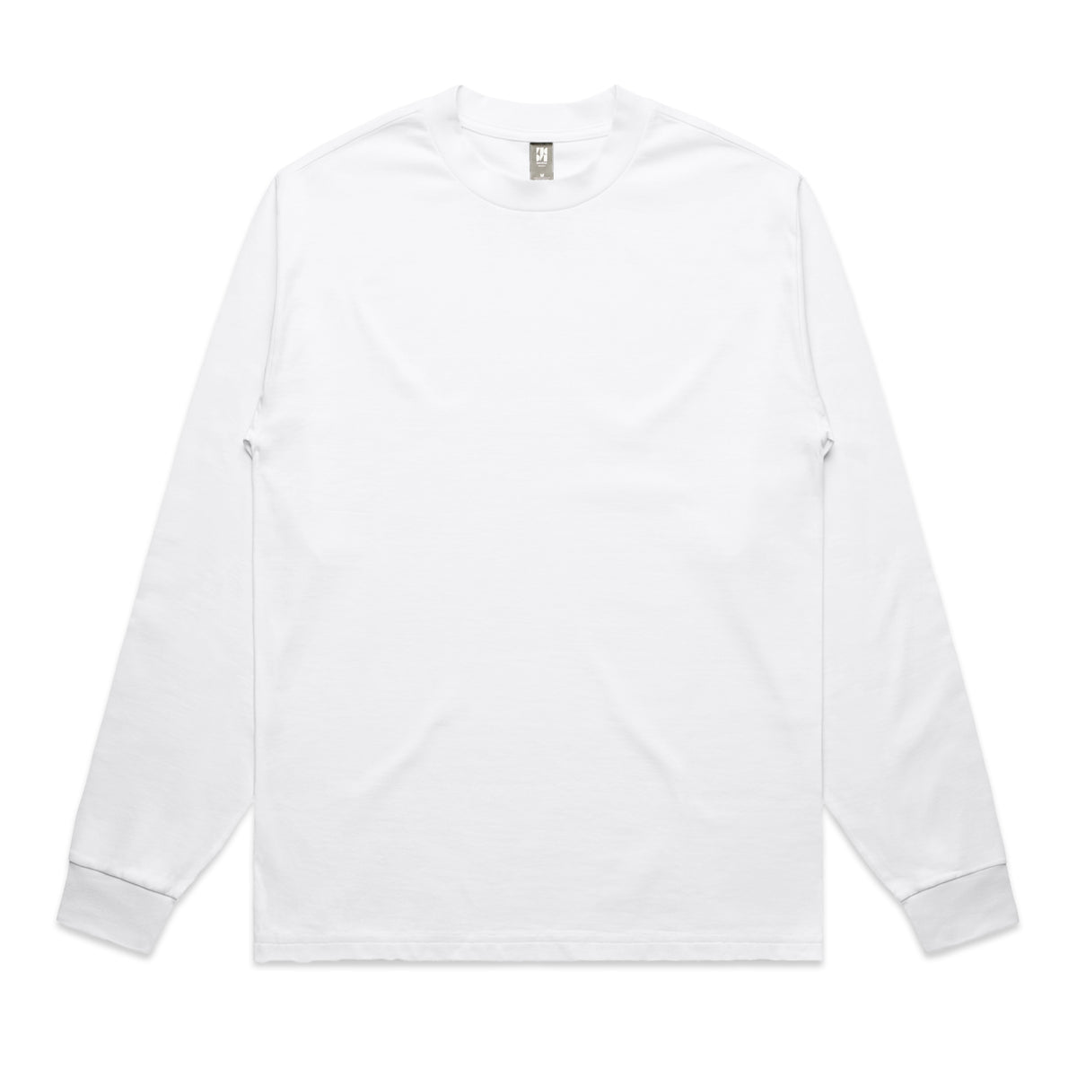 Heavy L/S Tee 5081 - White - Front