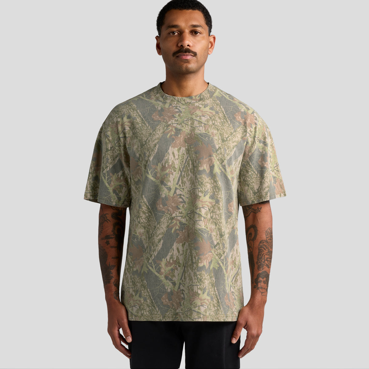 Heavy Faded Camo Tee 5082C