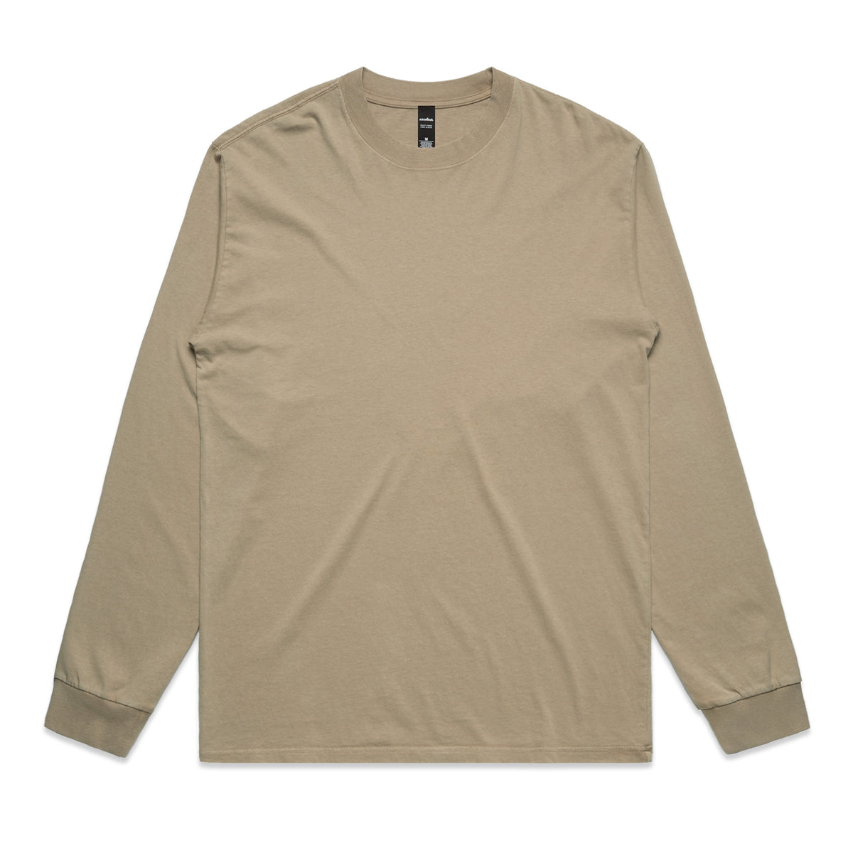 Heavy Faded L/S Tee 5083 - Faded Khaki - Front