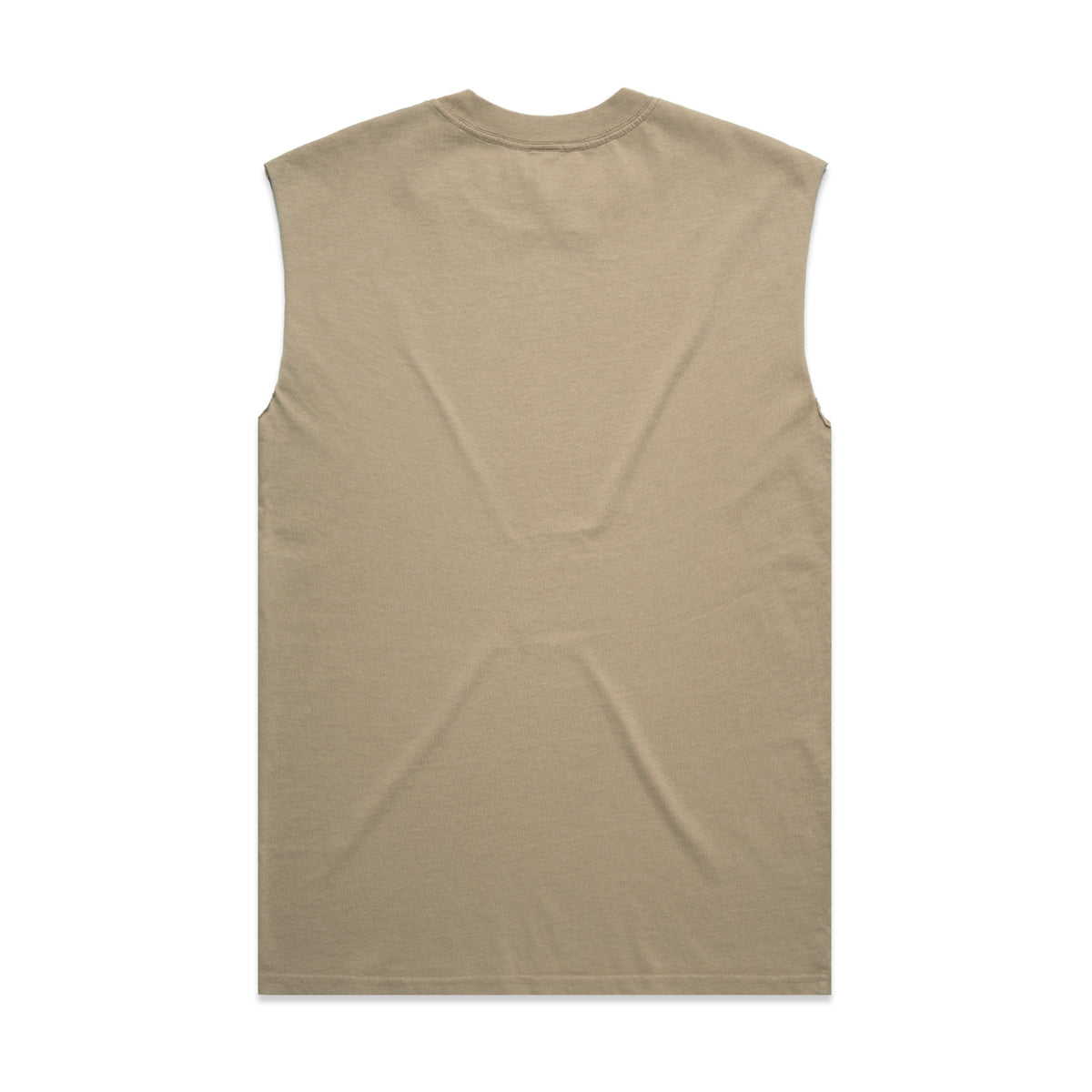 Heavy Faded Tank 5084 - Faded Khaki - Back