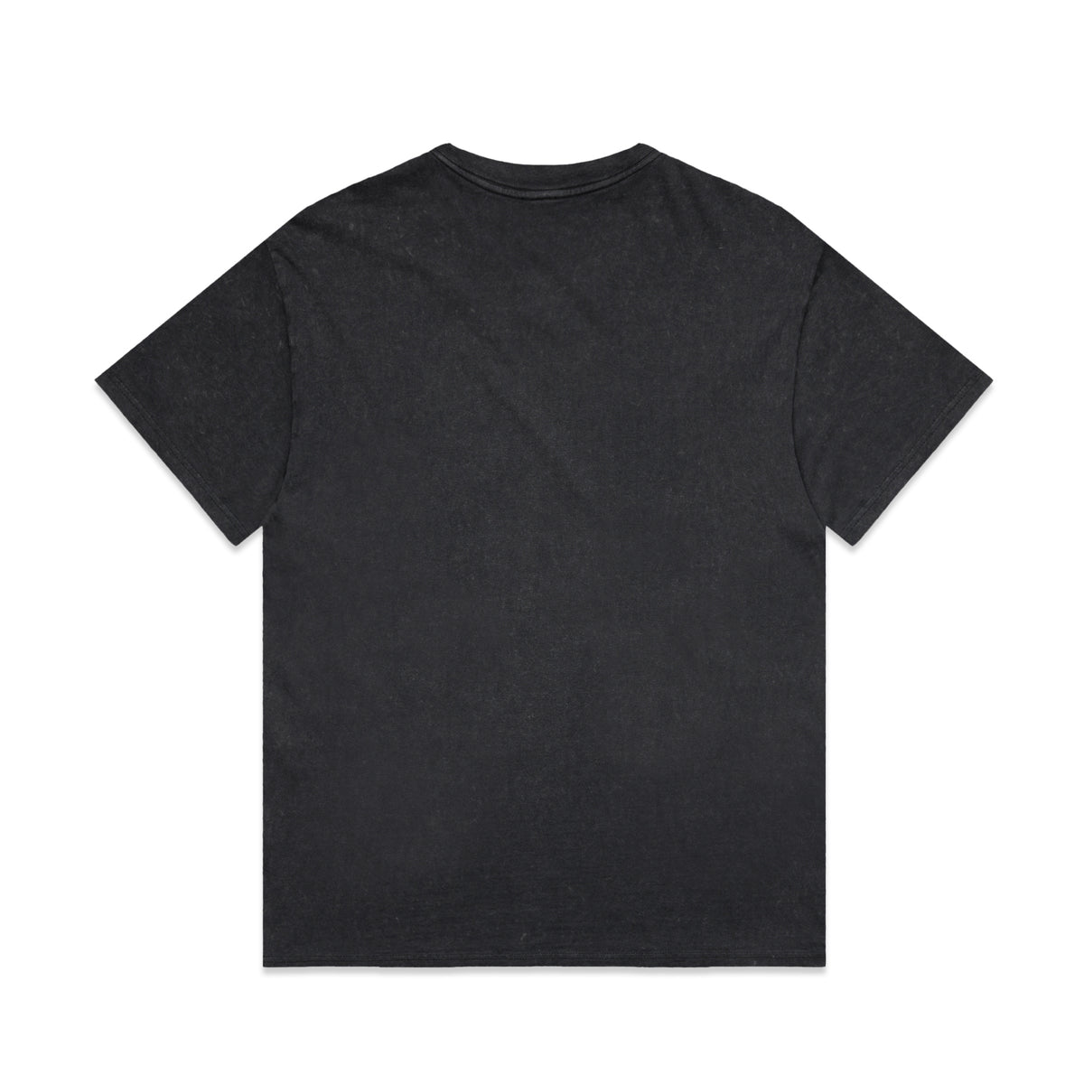 Stone Wash Heavy Tee 5085 - Black Stone - Back