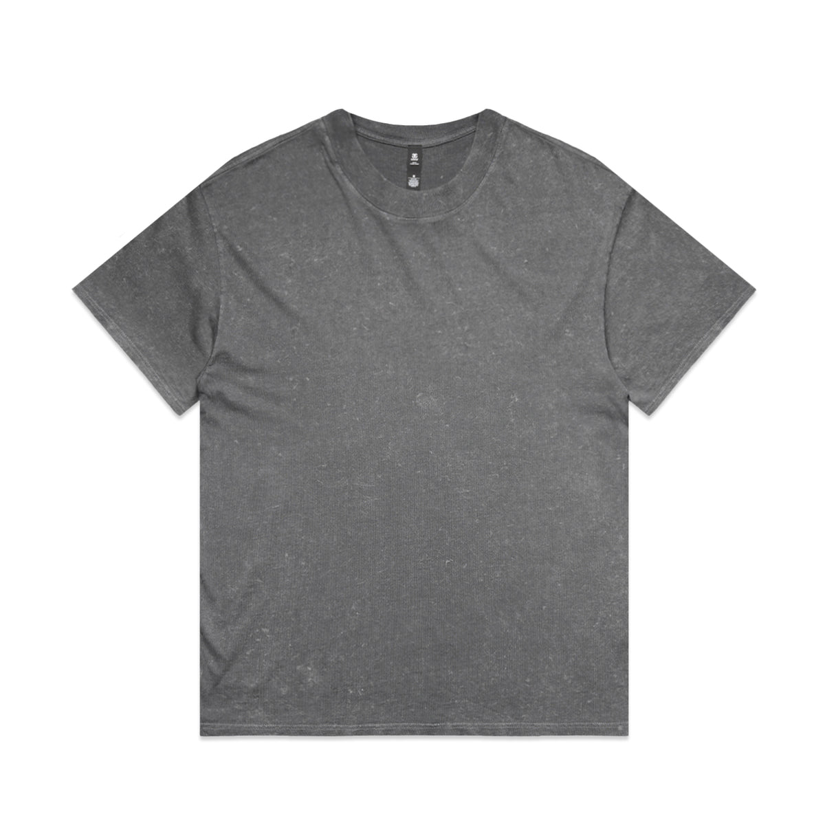 Stone Wash Heavy Tee 5085 - Coal Stone - Front