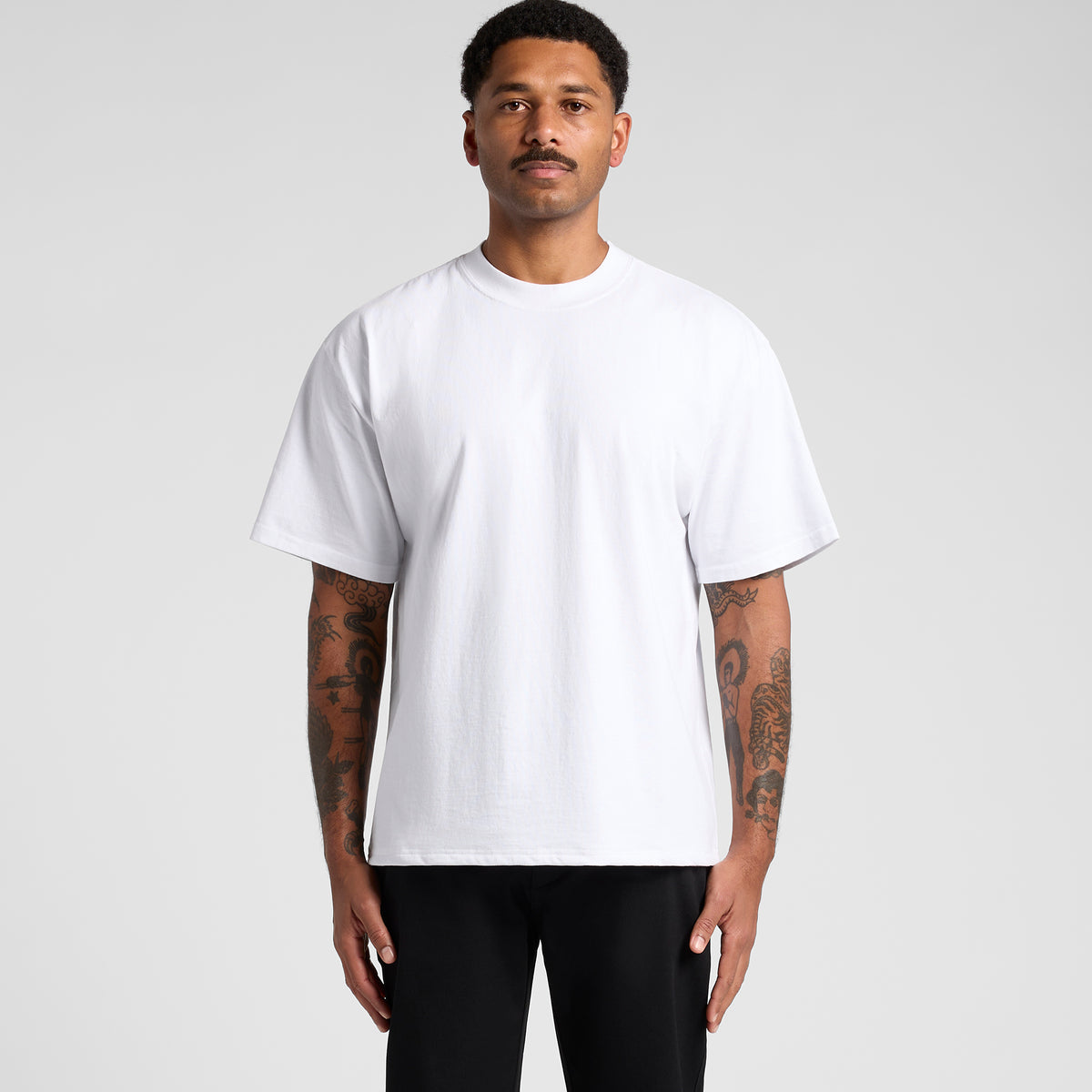 Heavy Faded Minus Tee [-5cm] 5086