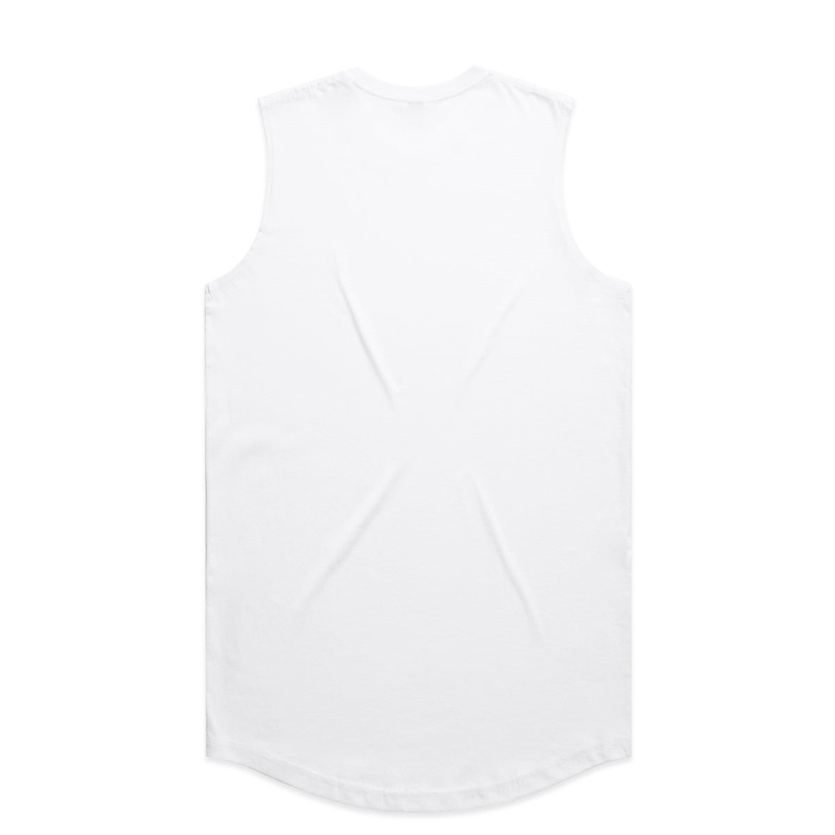Staple Curve Tank 5091 - White - Back