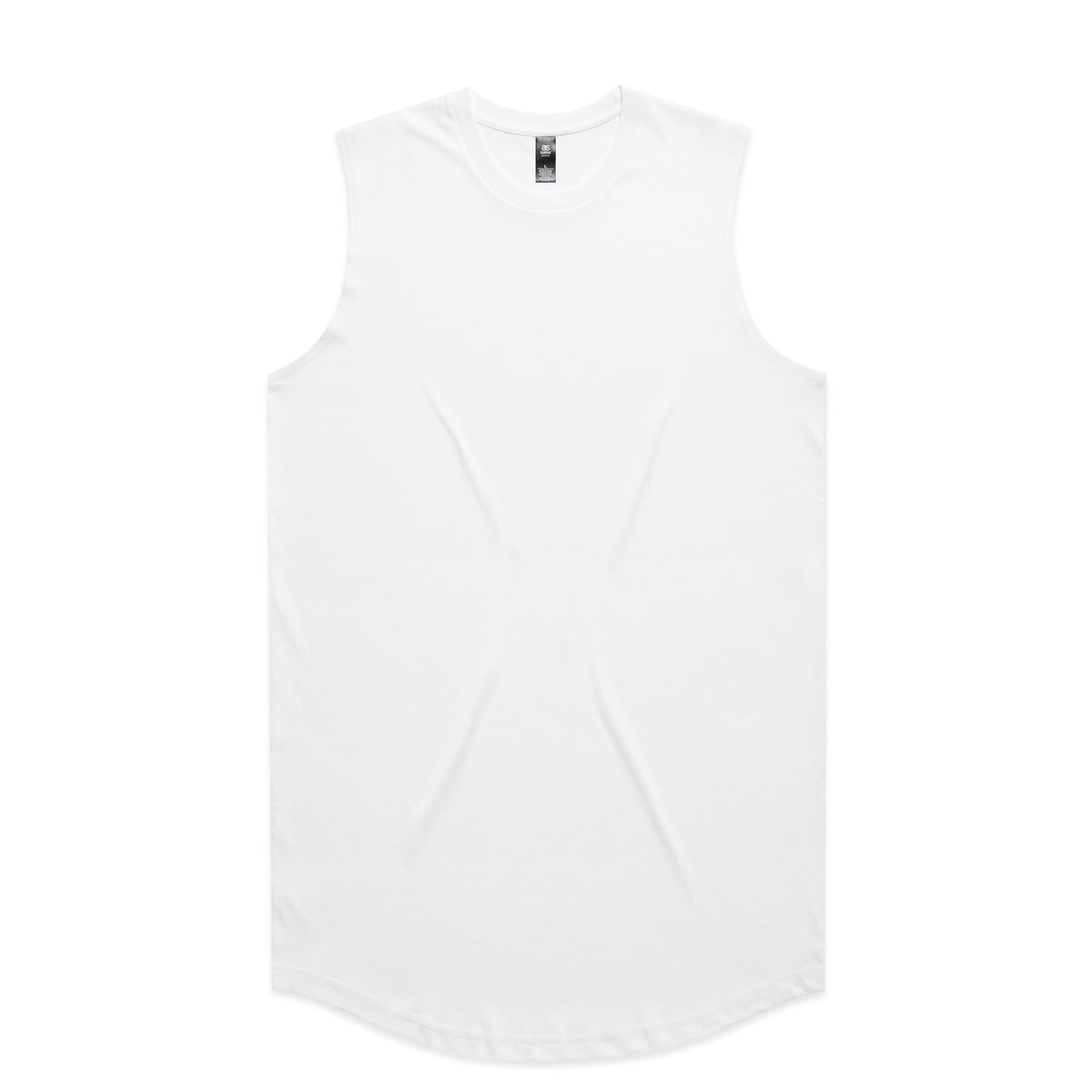 Staple Curve Tank 5091 - White - Front