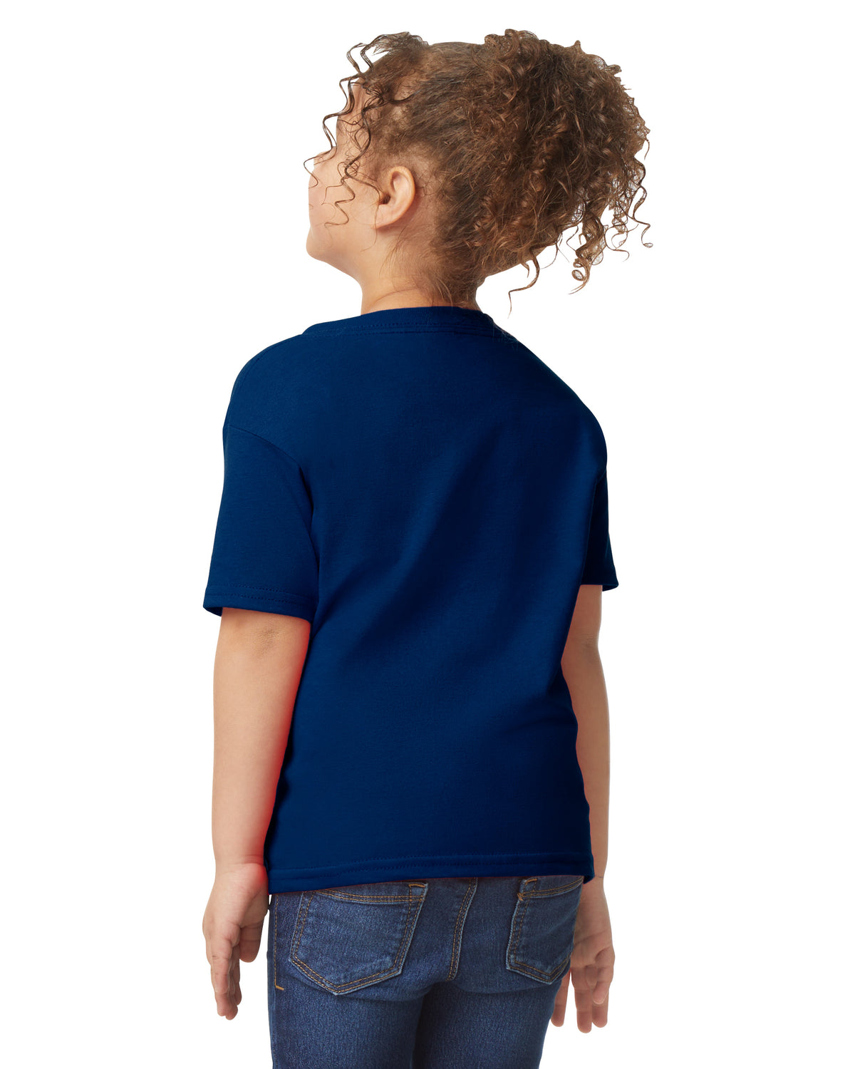Gildan Heavy Cotton 5100P T-Shirt - Navy - Back