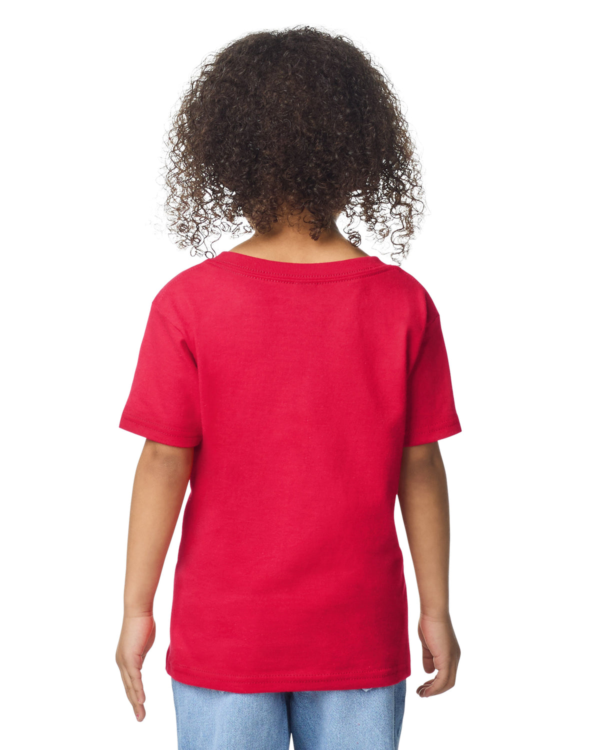 Gildan Heavy Cotton 5100P T-Shirt - Red - Back