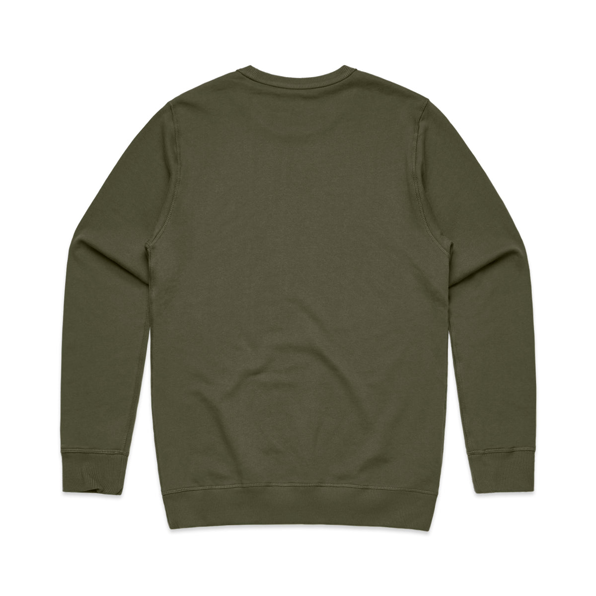 Premium Crew 5121S - Army - Back