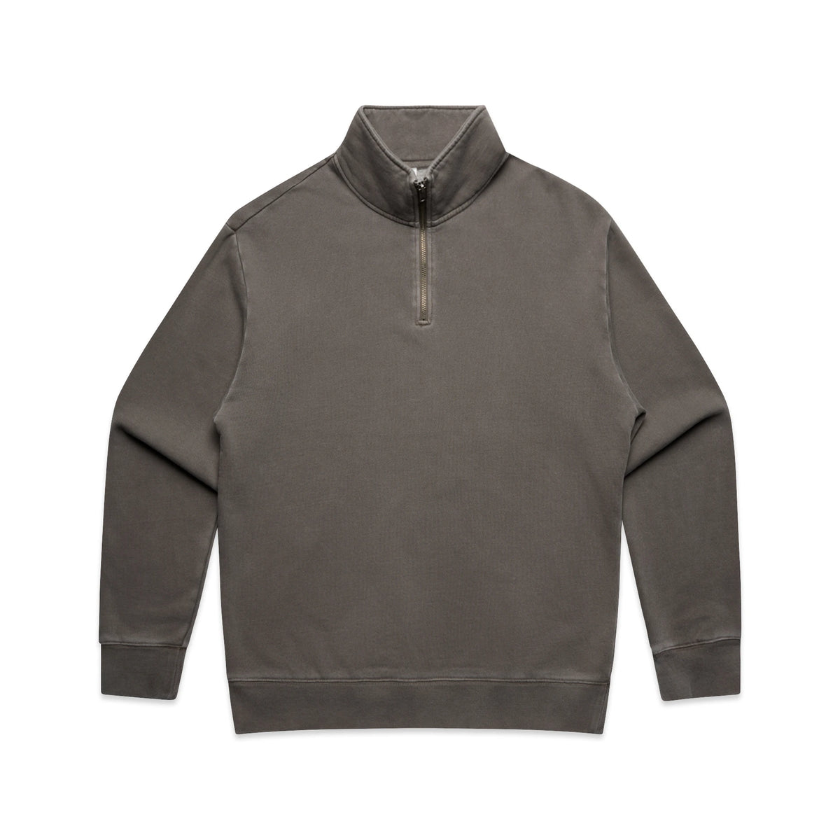 Relax Faded Half Zip 5167 - Faded Grey - Front