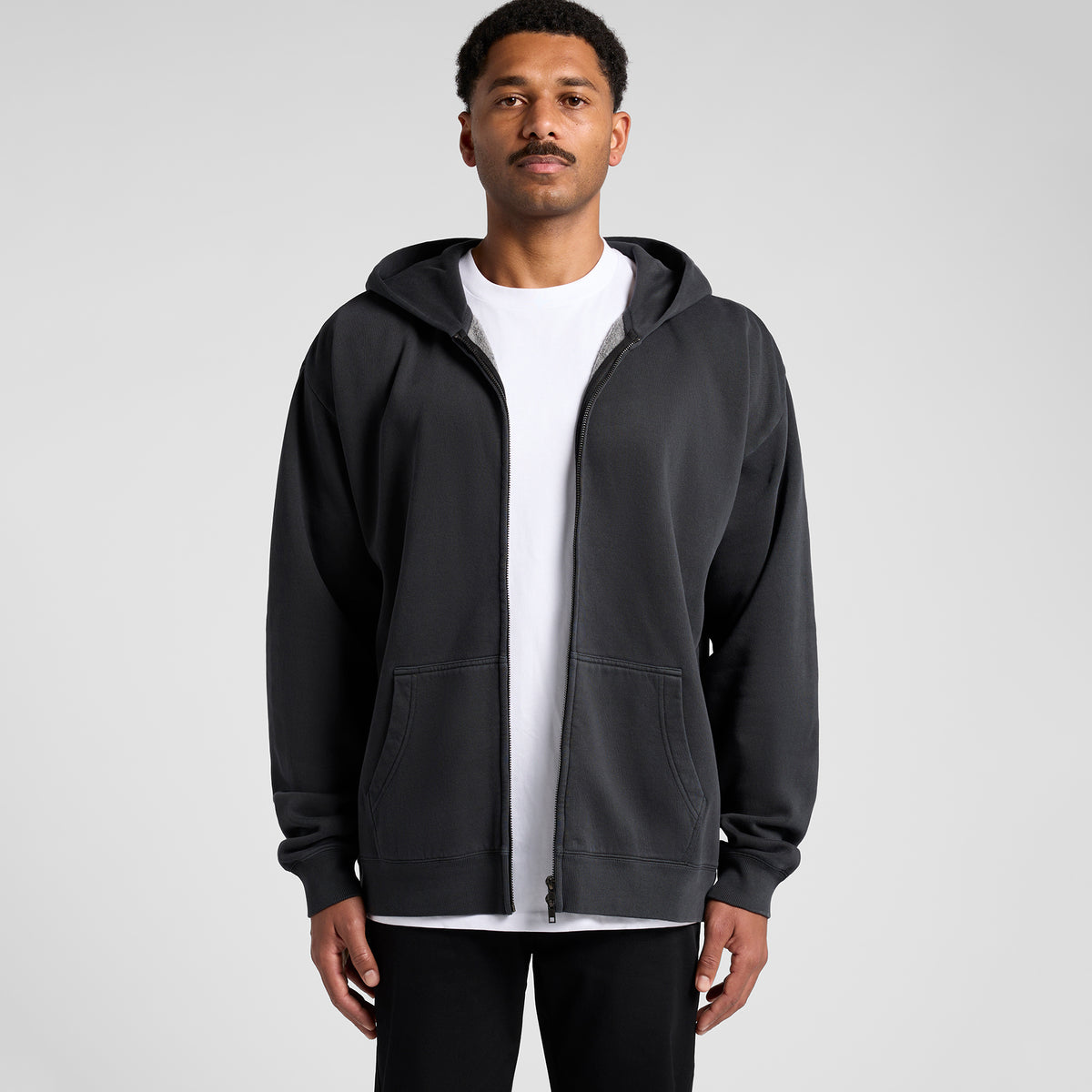 Relax Faded Zip Hood 5170