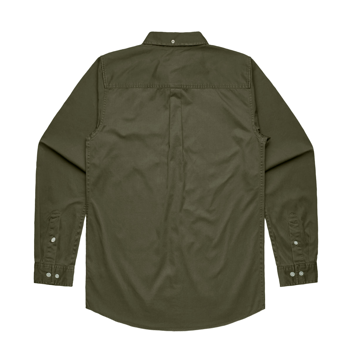 Denim Wash Shirt 5414S - Army - Back