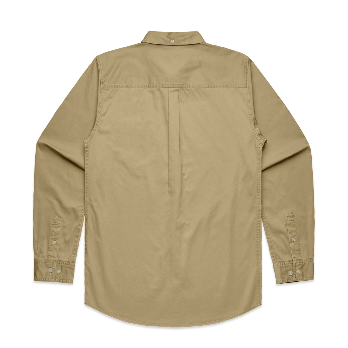 Denim Wash Shirt 5414S - Khaki - Back
