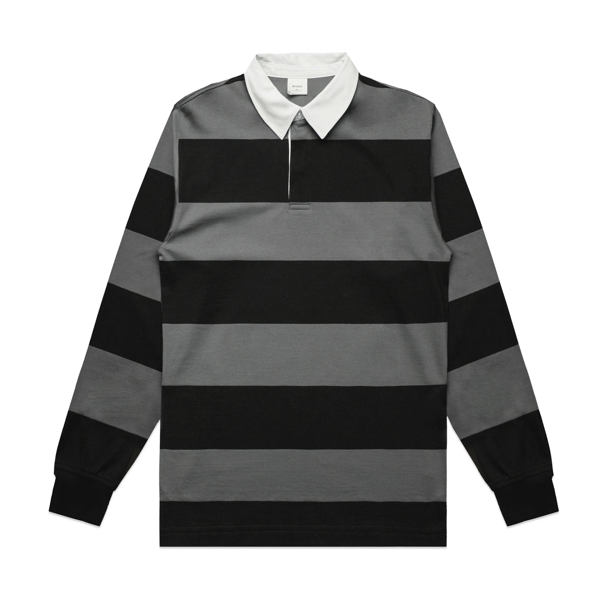 Rugby Stripe Jersey 5416 - Black/Shadow - Front