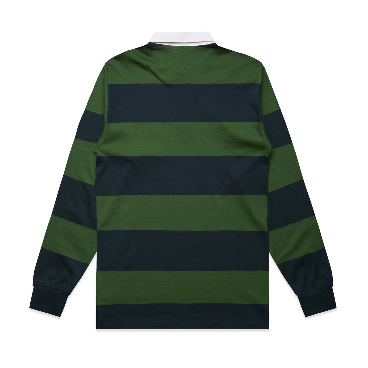 Rugby Stripe Jersey 5416 - Forest/Navy - Back