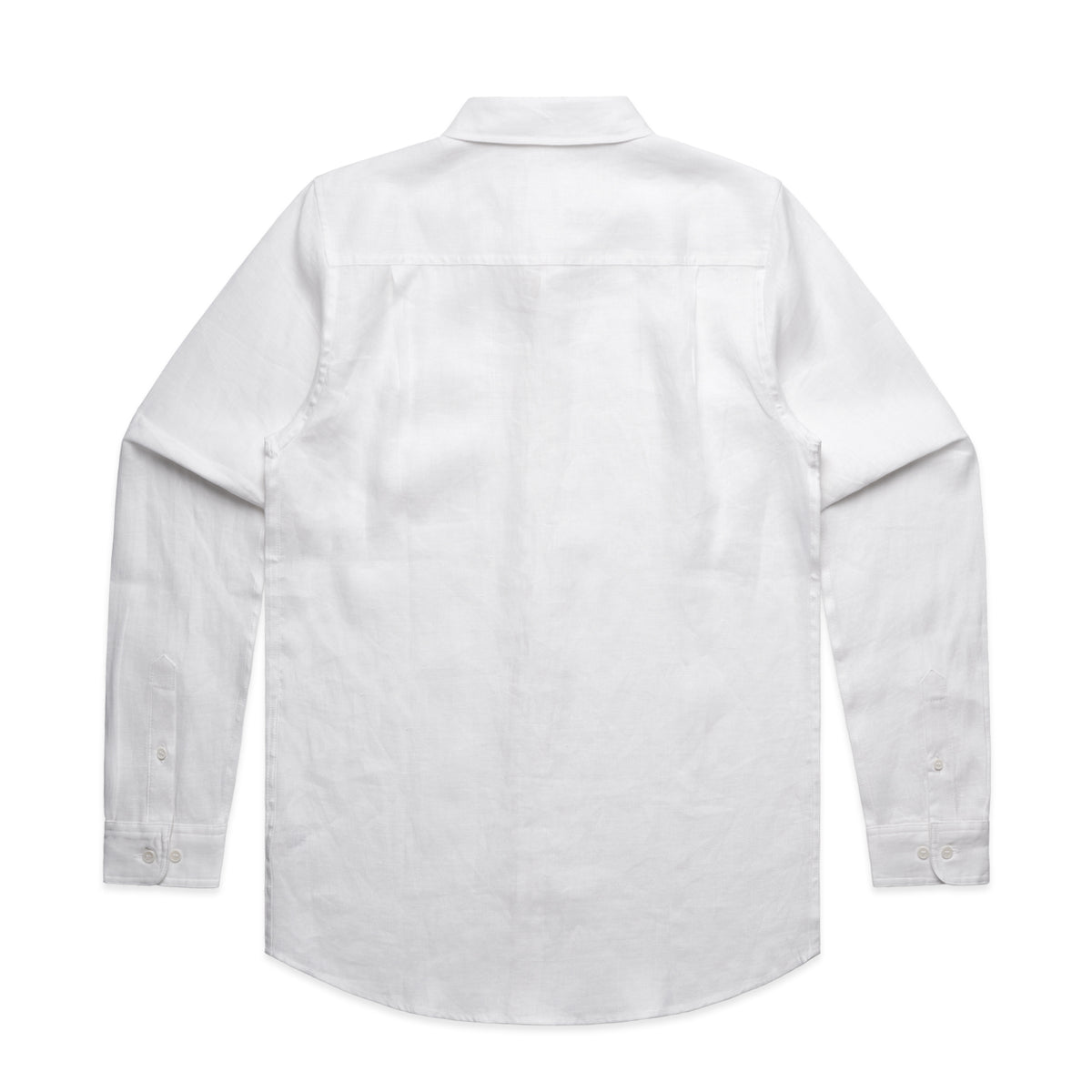 Linen Shirt 5418S - White - Back