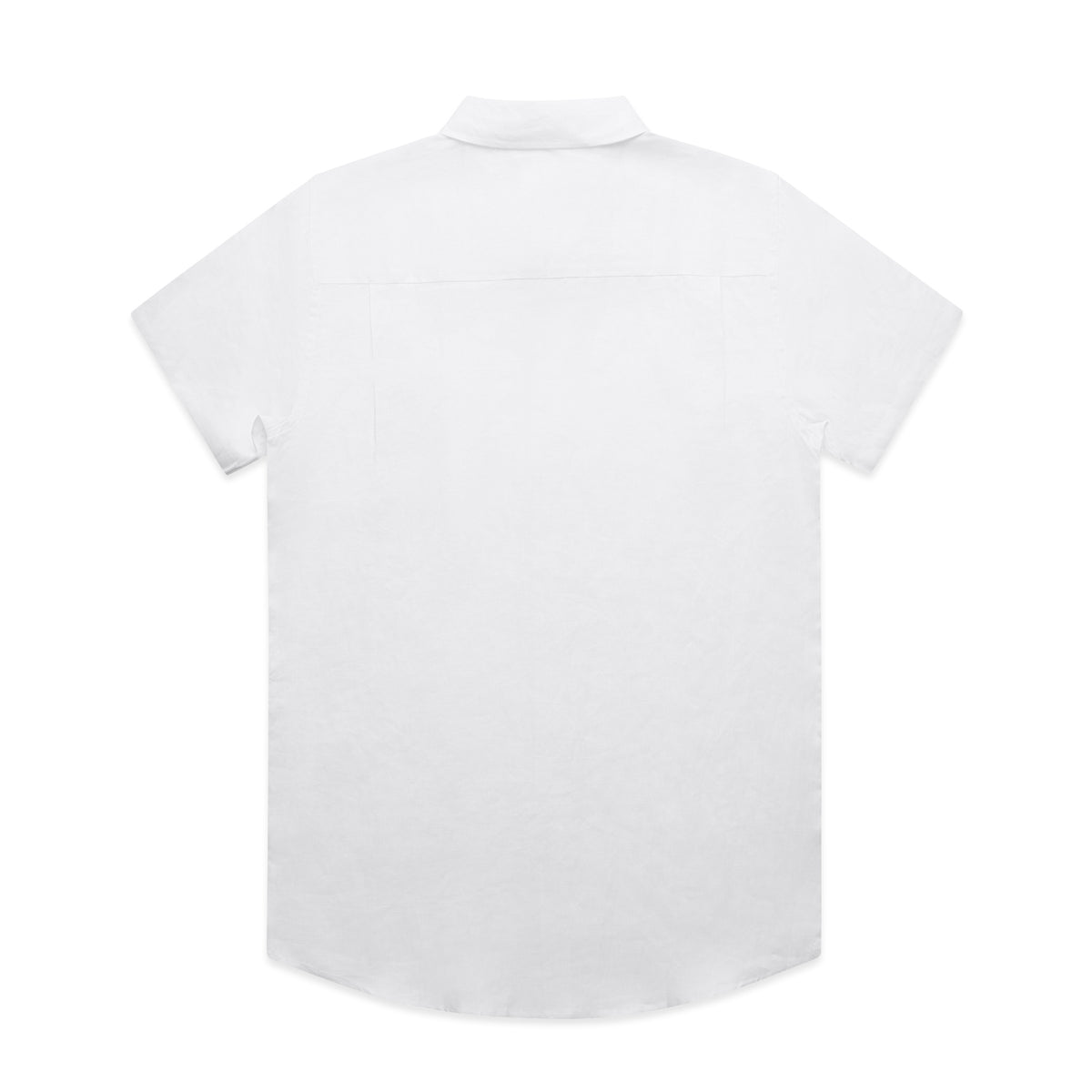 Linen S/S Shirt 5420S - White - Back