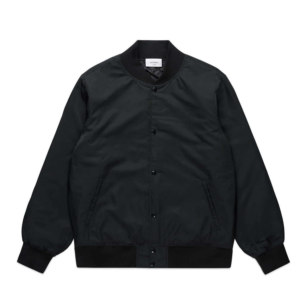 College Bomber Jacket 5511 - Black - Front