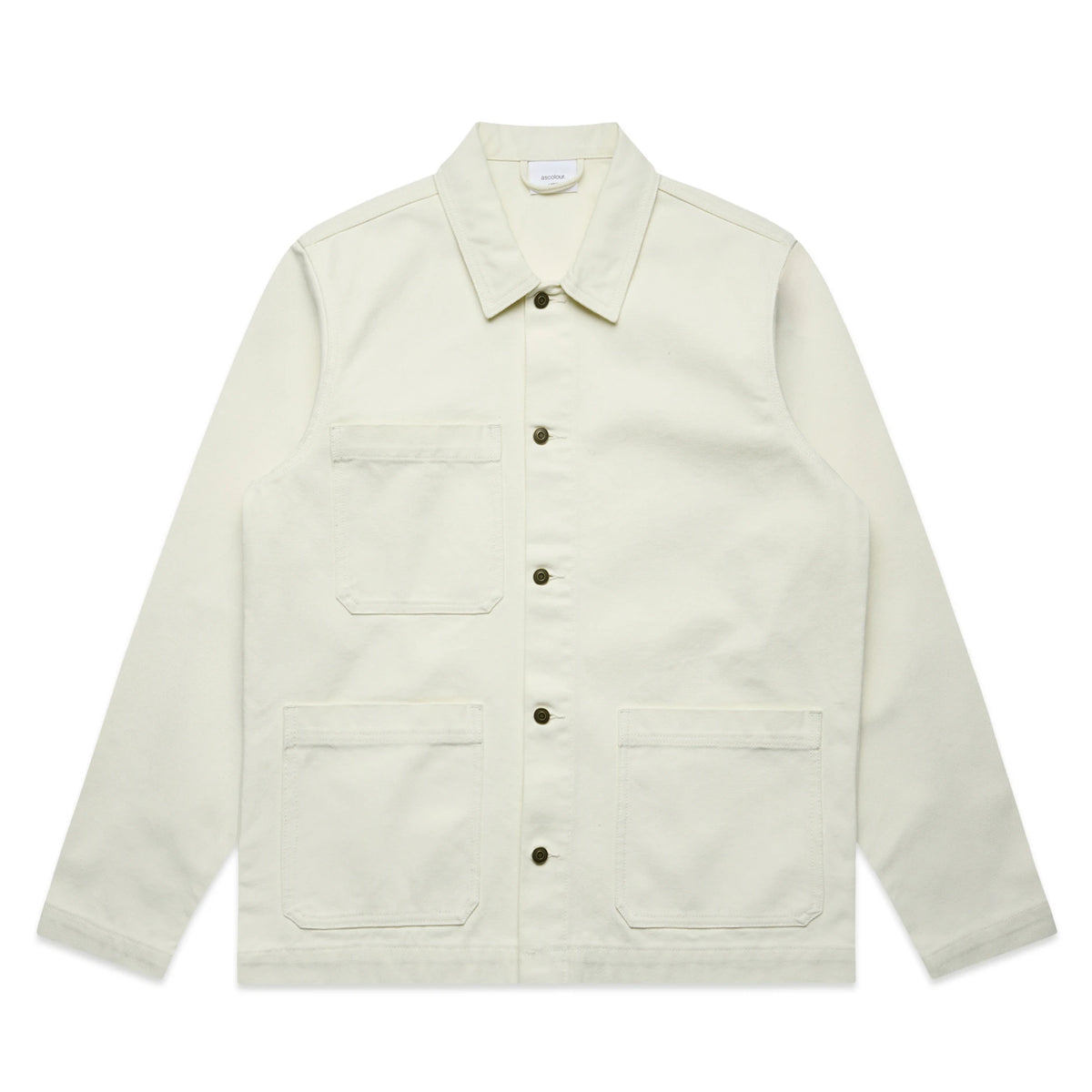 Canvas Chore Jacket 5524 - Ecru - Front