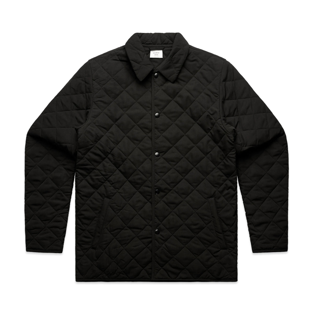 Quilted Jacket 5525 - Black - Front