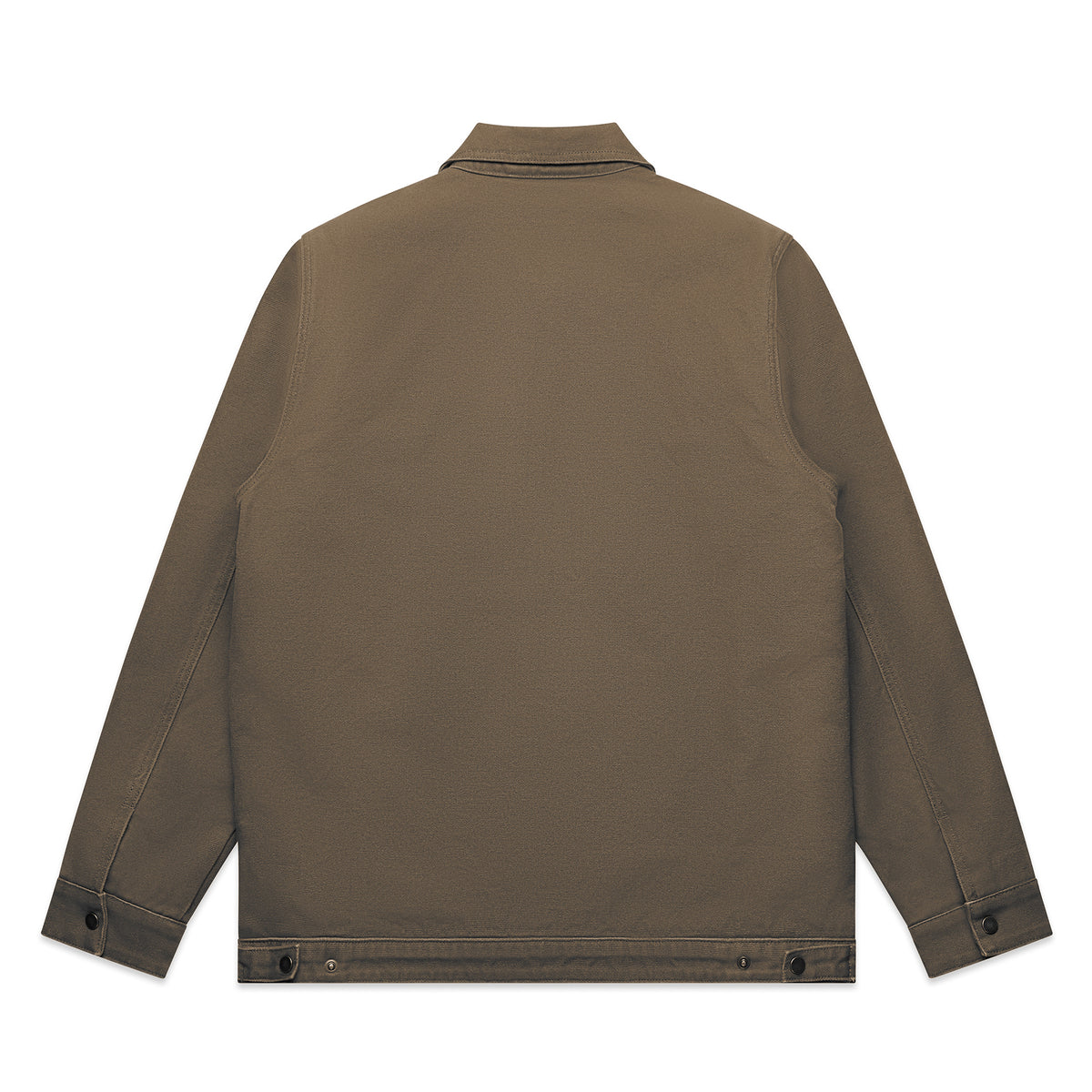 Canvas Heavy Jacket 5527 - Walnut - Back