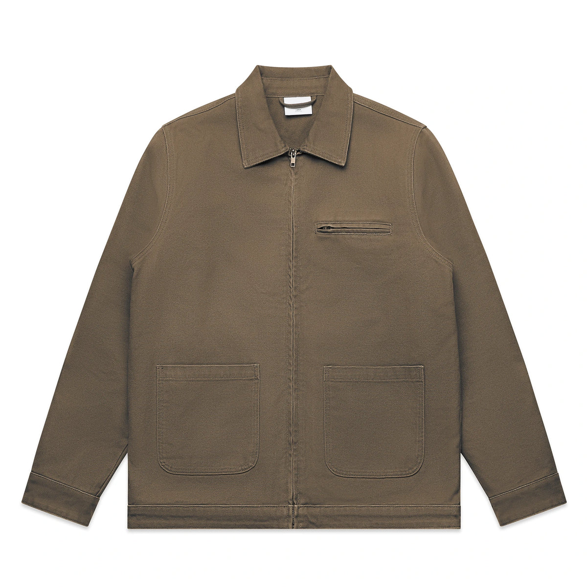 Canvas Heavy Jacket 5527 - Walnut - Front