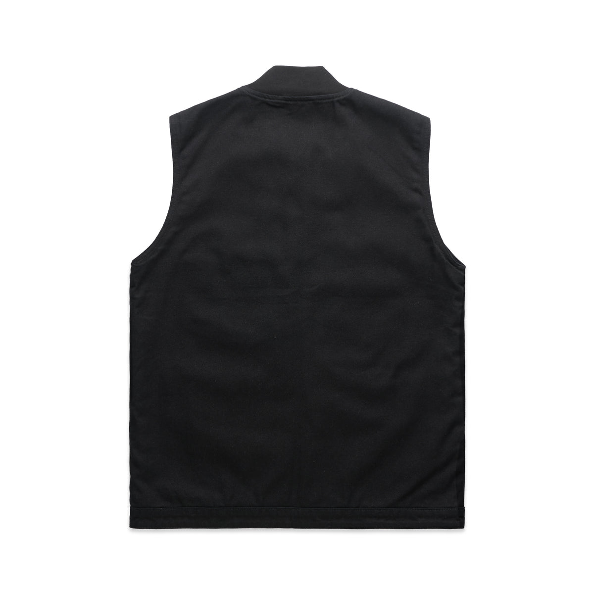 Canvas Heavy Vest 5528 - Black - Back