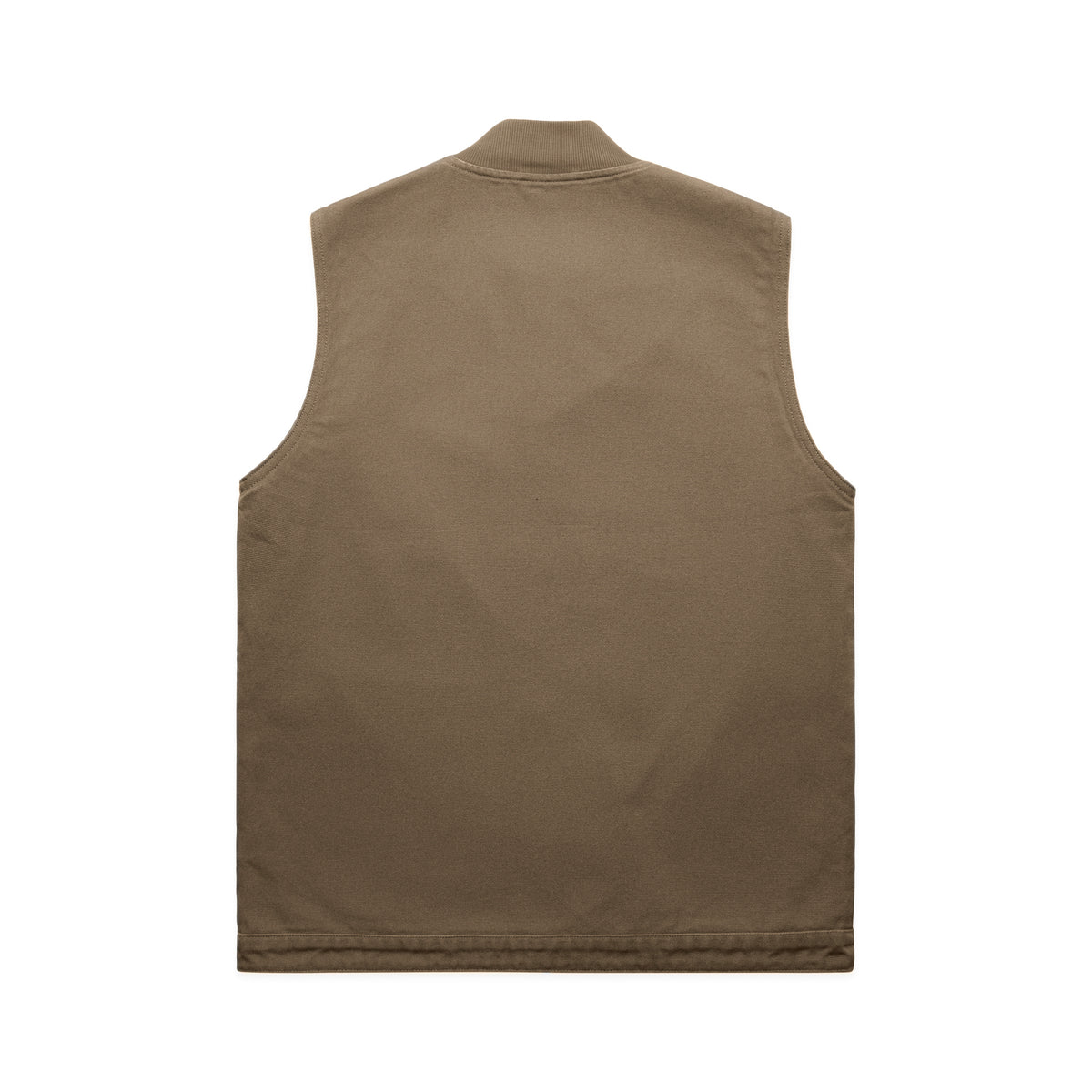 Canvas Heavy Vest 5528 - Walnut - Back