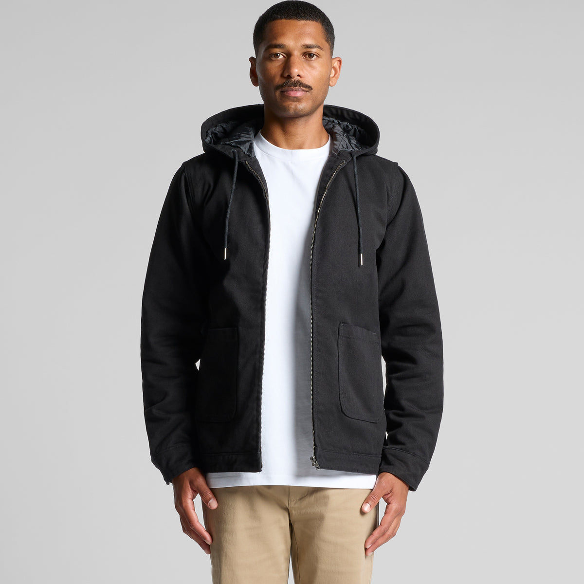 Canvas Heavy Hooded Jacket 5529