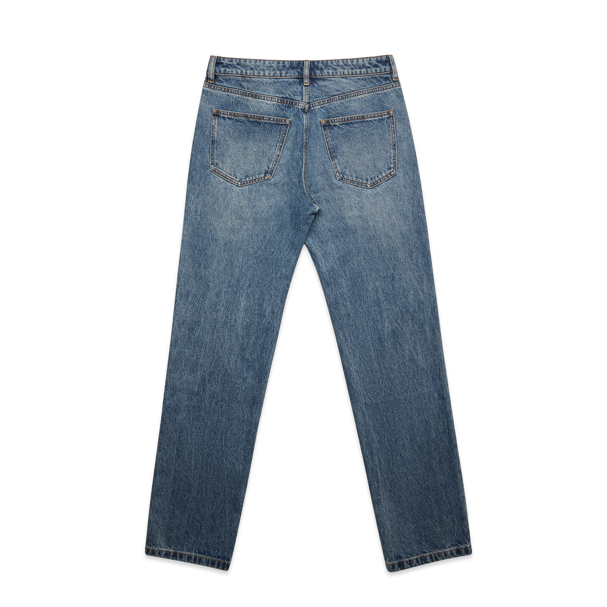 Straight Jeans 5830 - Washed Blue - Back