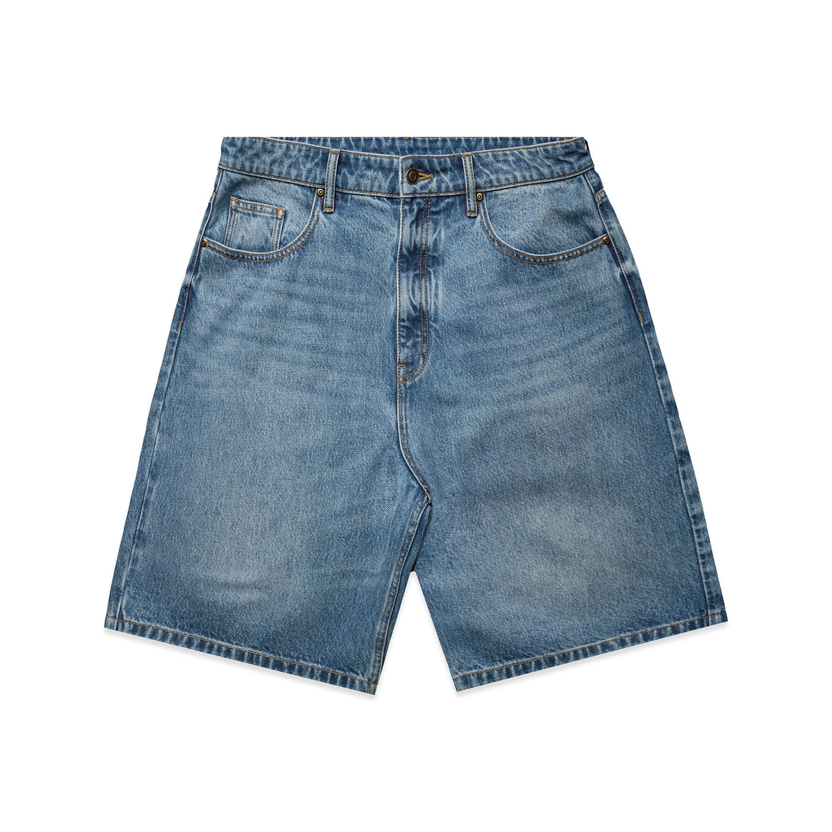 Denim Shorts 23" 5831 - Washed Blue - Front