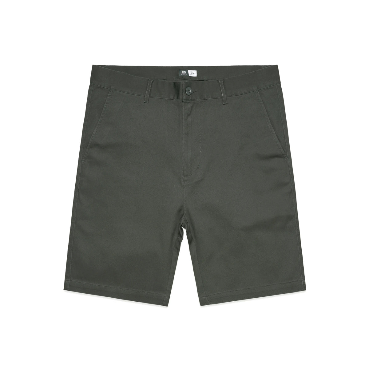 Plain Shorts 19" 5902S - Charcoal - Front