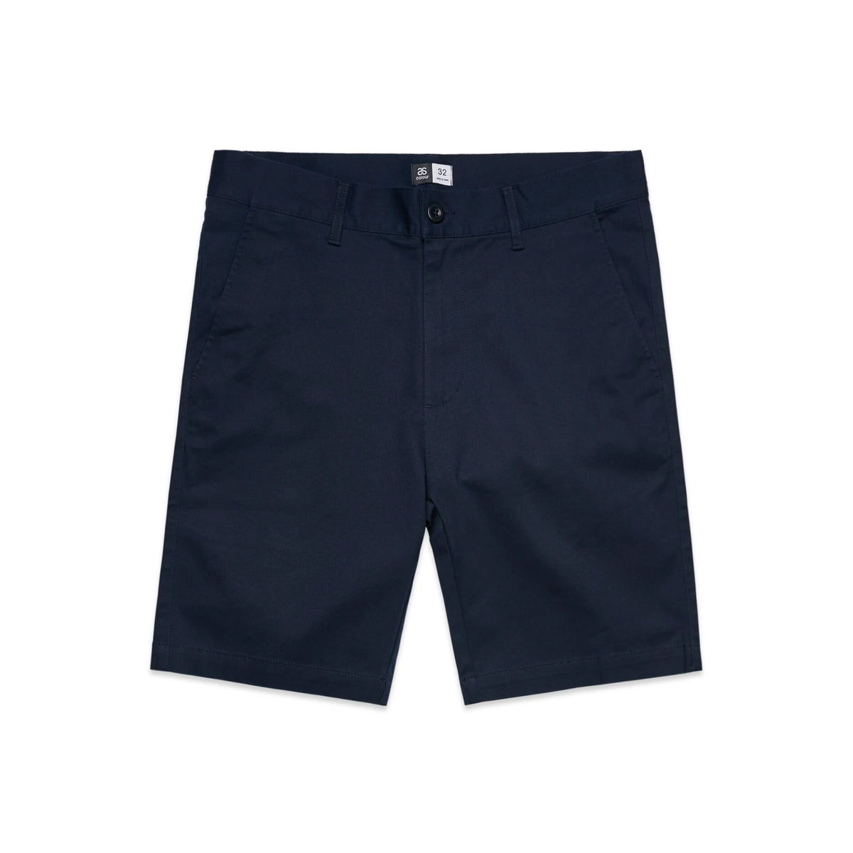 Plain Shorts 19" 5902S - Navy - Front