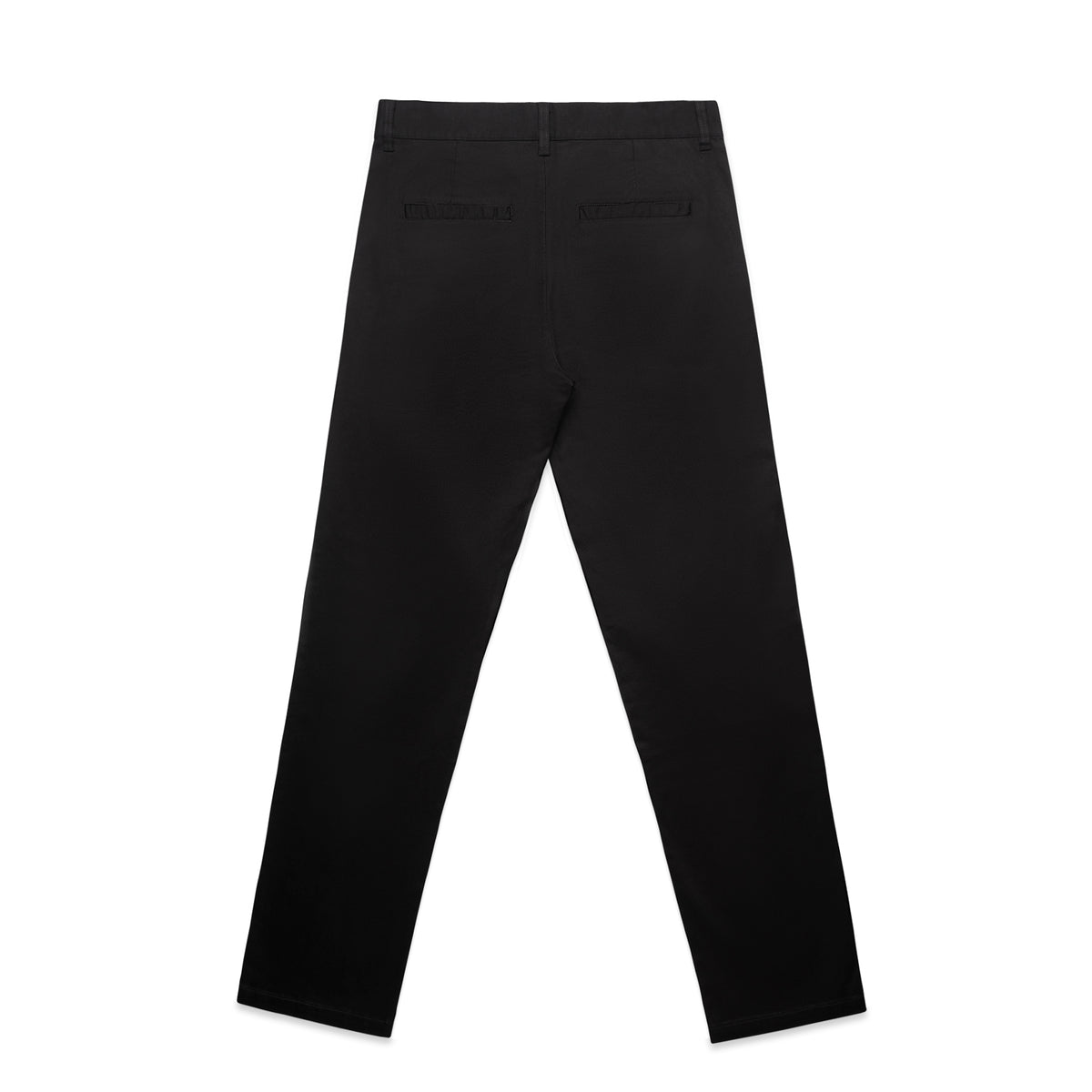 Straight Pants 5930 - Black - Back