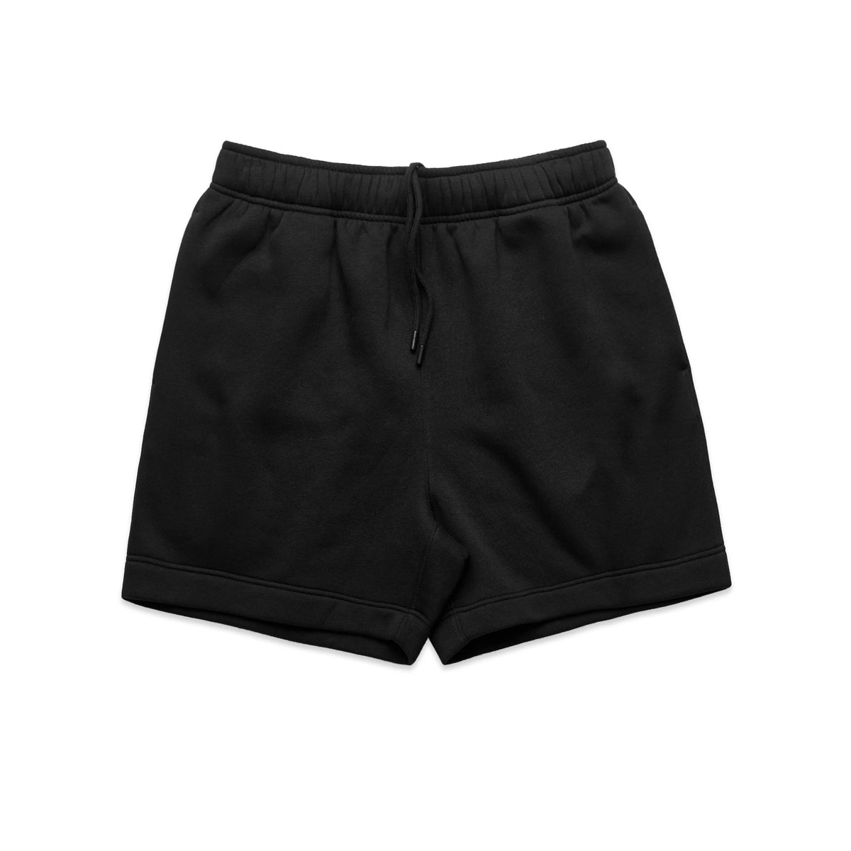 Relax Track Shorts 18" 5933 - Black - Front