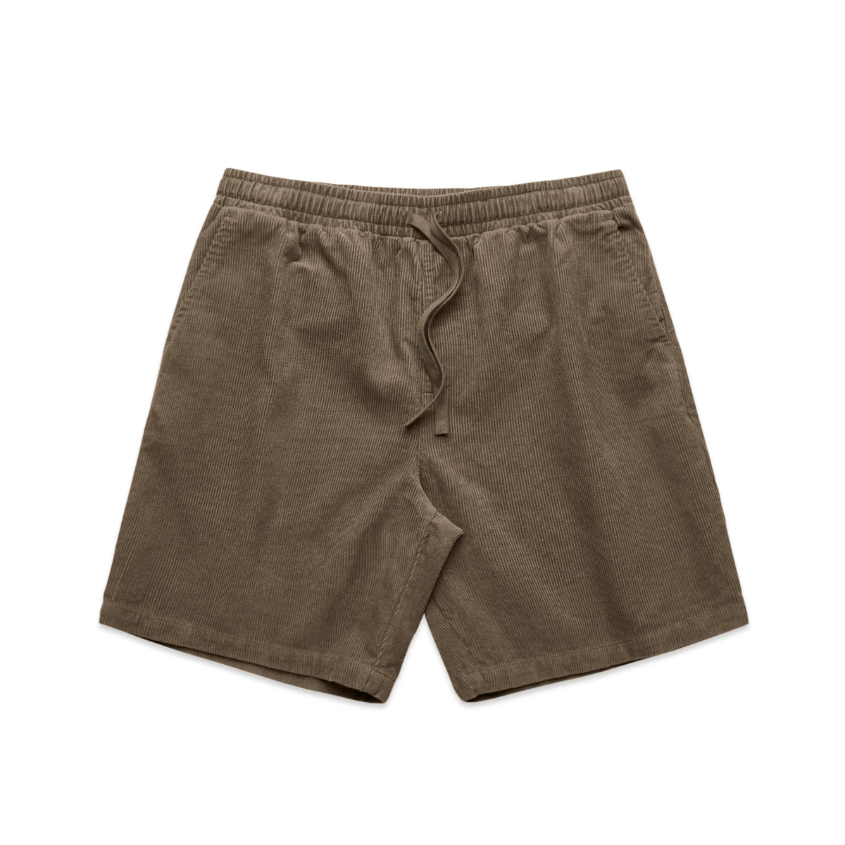 Cord Shorts 18" 5941 - Walnut - Front