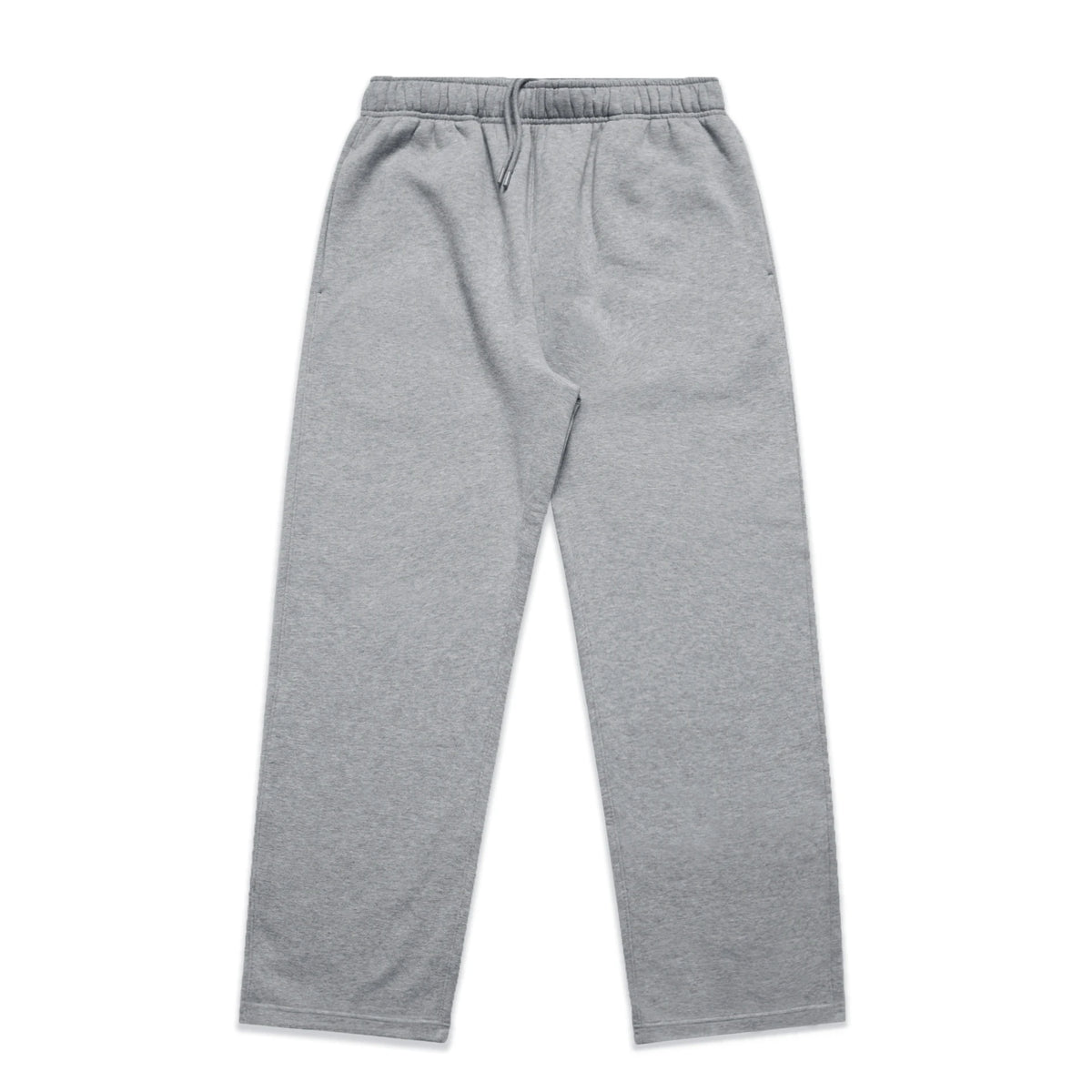 Relax Cuffless Track Pants 5942 - Grey Marle - Front