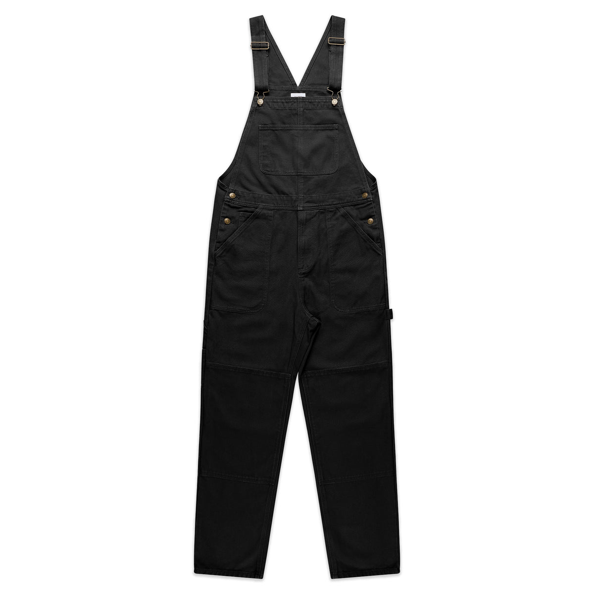 Canvas Overalls 5980 - Black - Front
