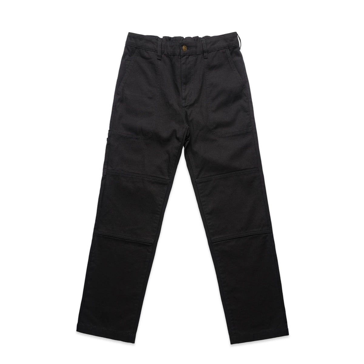 Canvas Pants 5982 - Black - Front