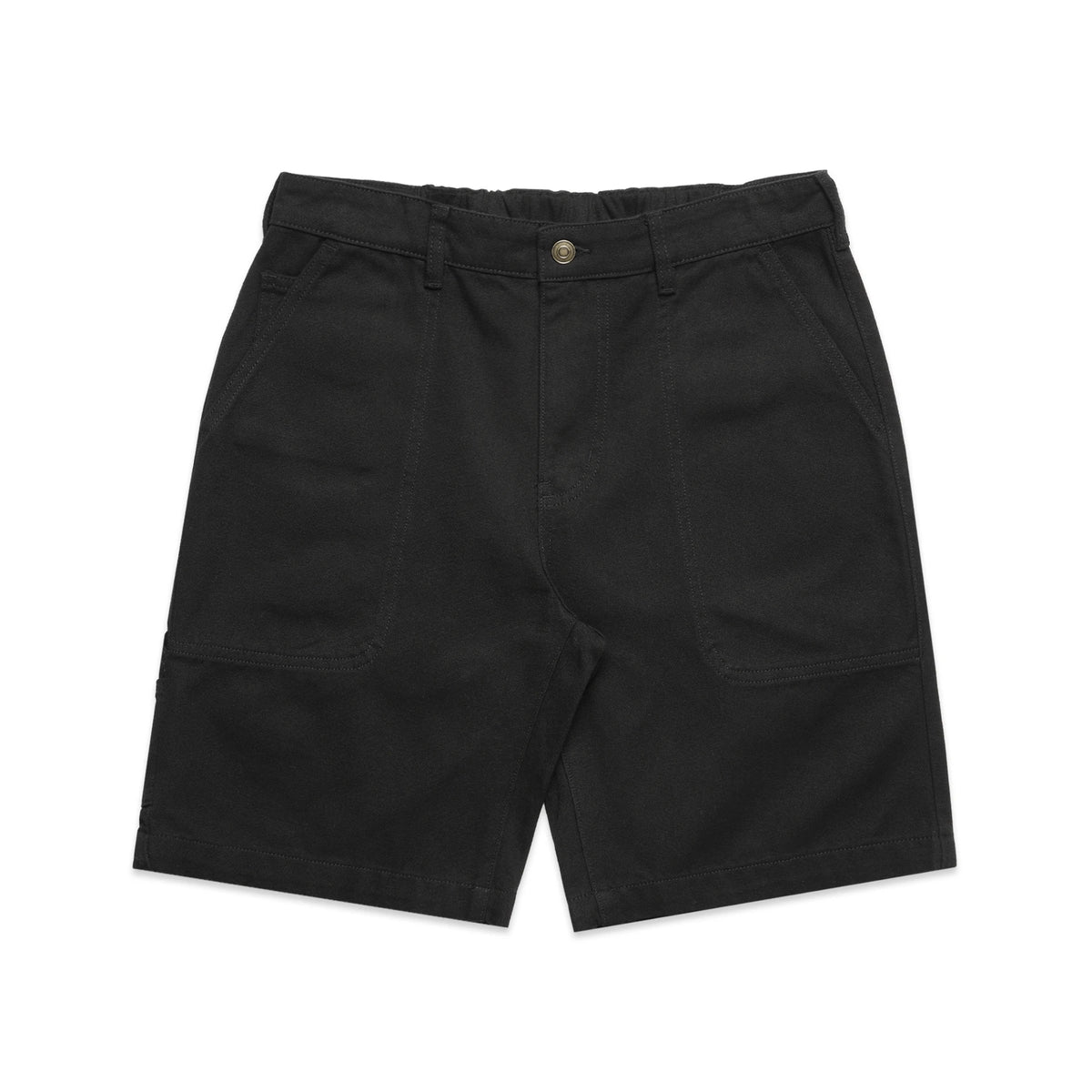 Canvas Shorts 20" 5983 - Black - Front