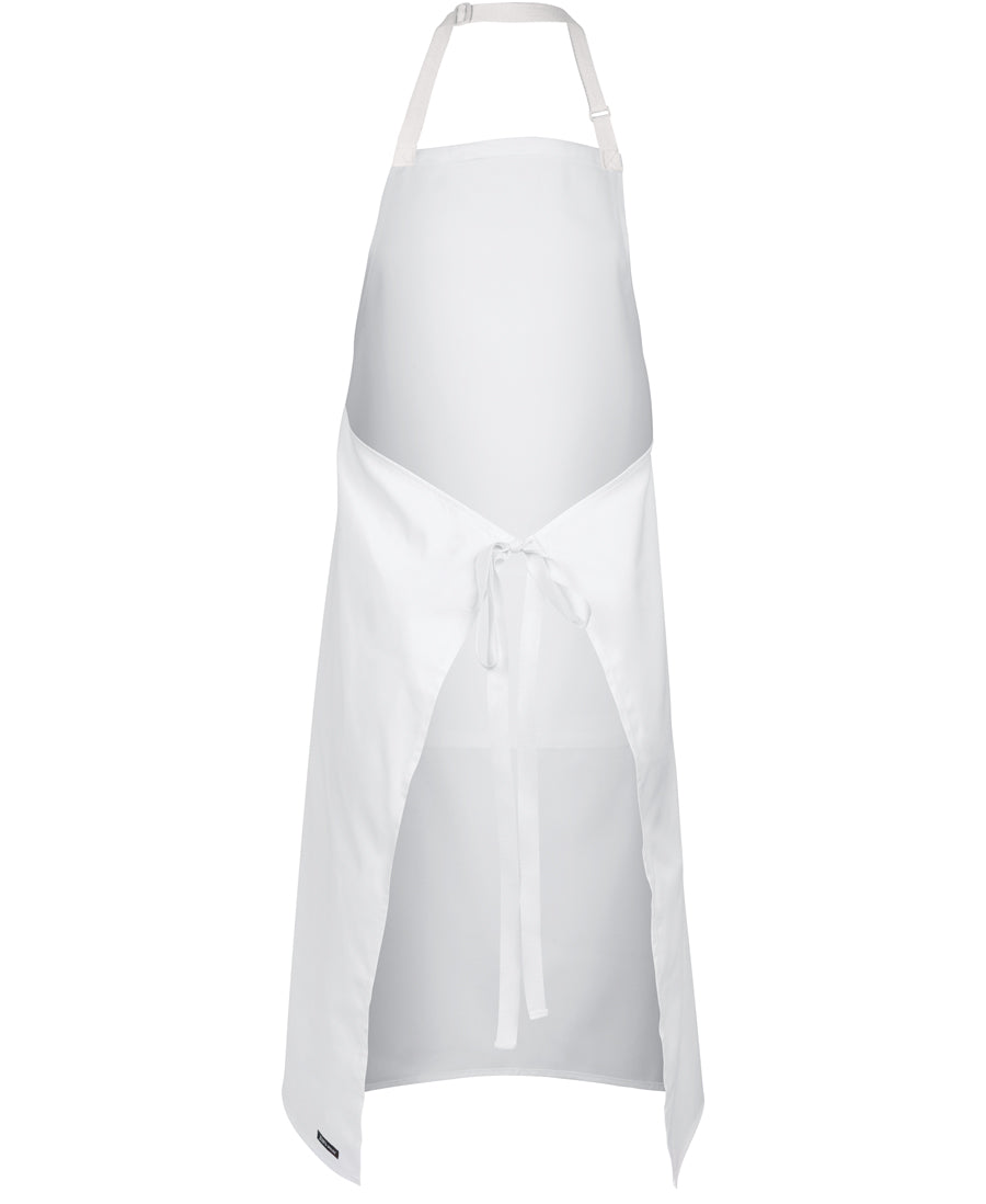 JB's Apron With Pocket - White - Back