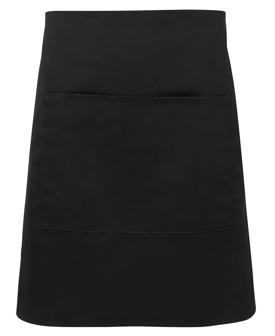 JB's Apron With Pocket - Black - Front