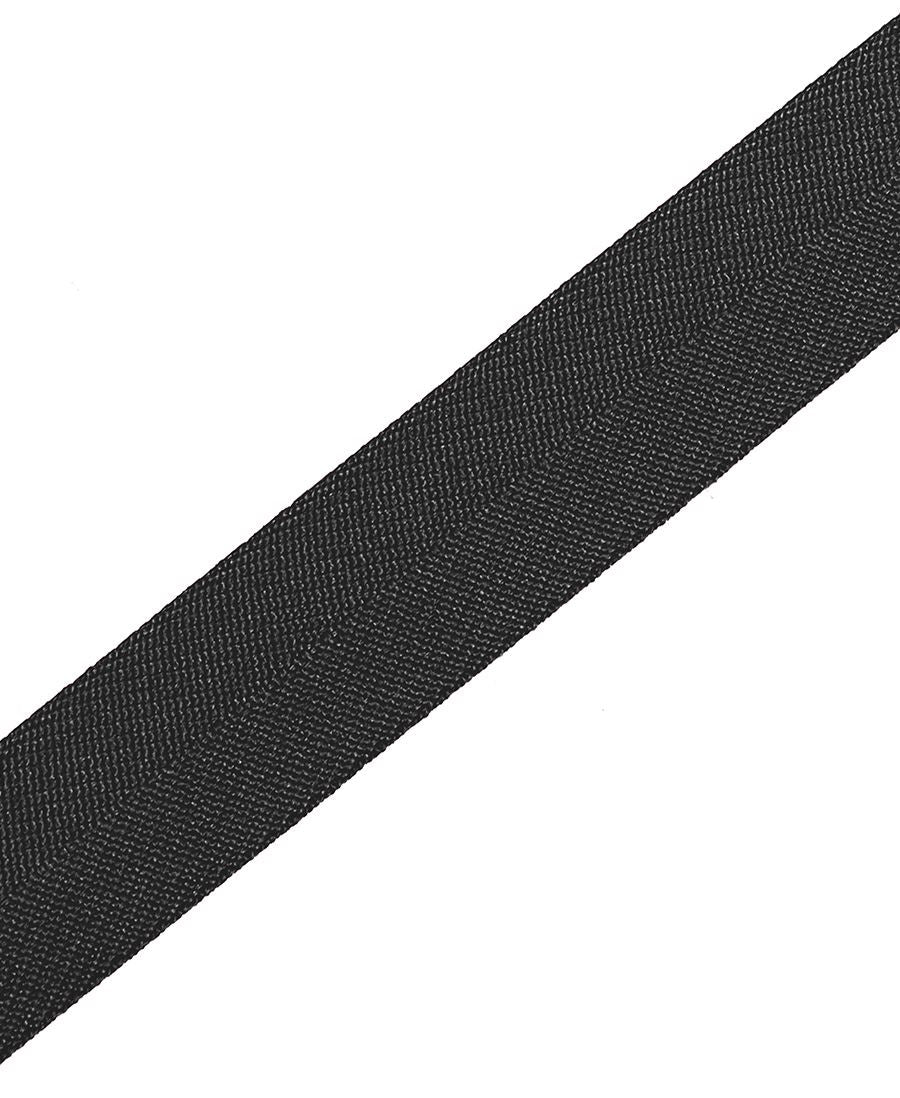 JB's Changeable Cross Back Apron Strap - Black - Front
