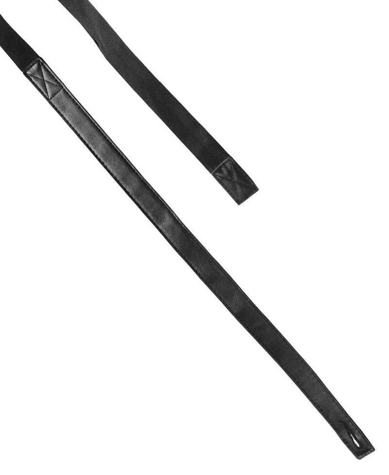 JB's Changeable PU Cross Back Apron Strap - Black - Front