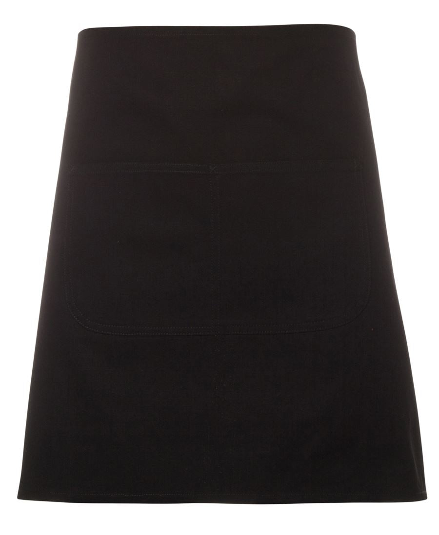 JB's Waist Canvas Apron (Including Strap) - Black - Front