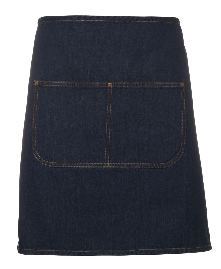 JB's Waist Denim Apron (Including Strap) - Navy - Front