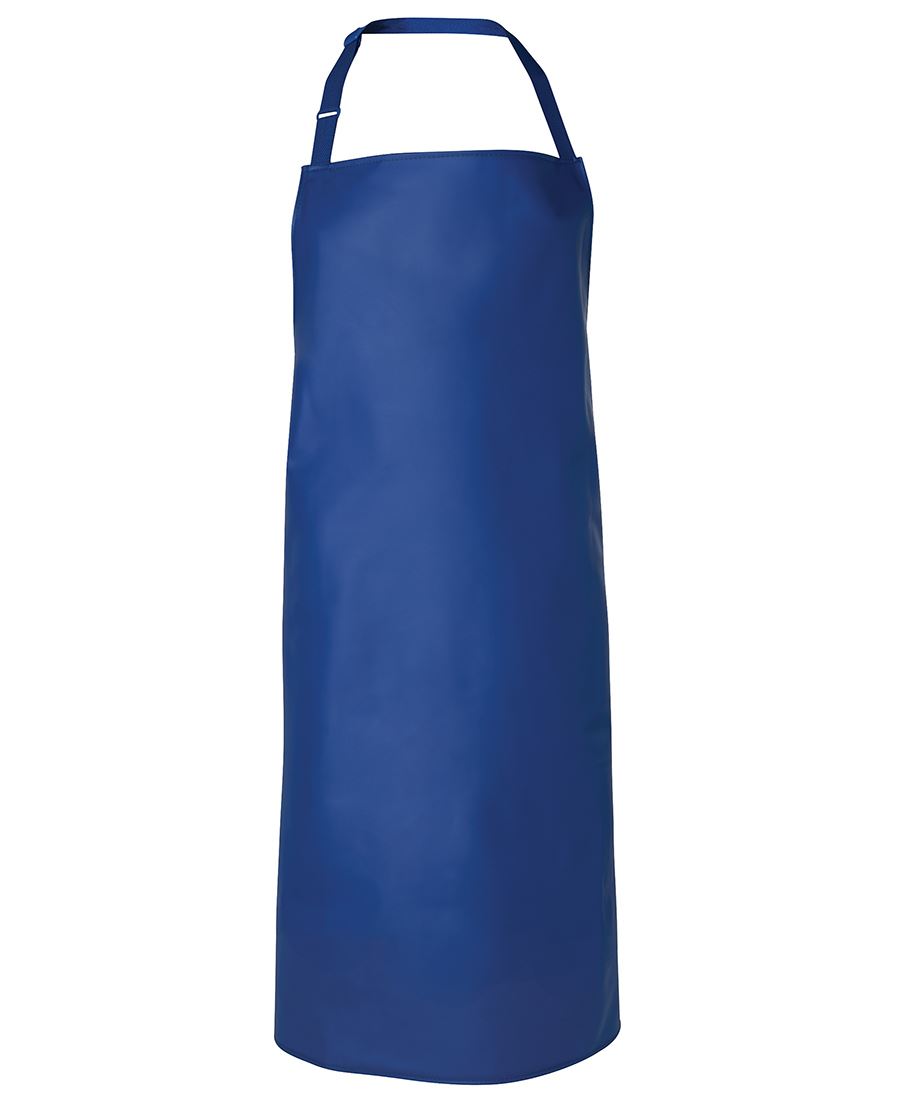 JB's 490gsm Vinyl 60x90 Bib Apron - Royal - Front