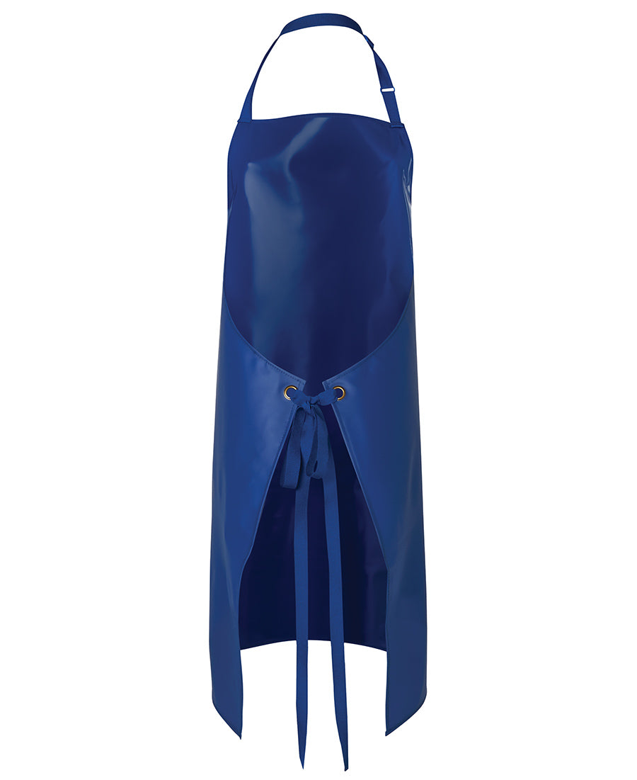 JB's 490gsm Vinyl 60x90 Bib Apron - Royal - Back