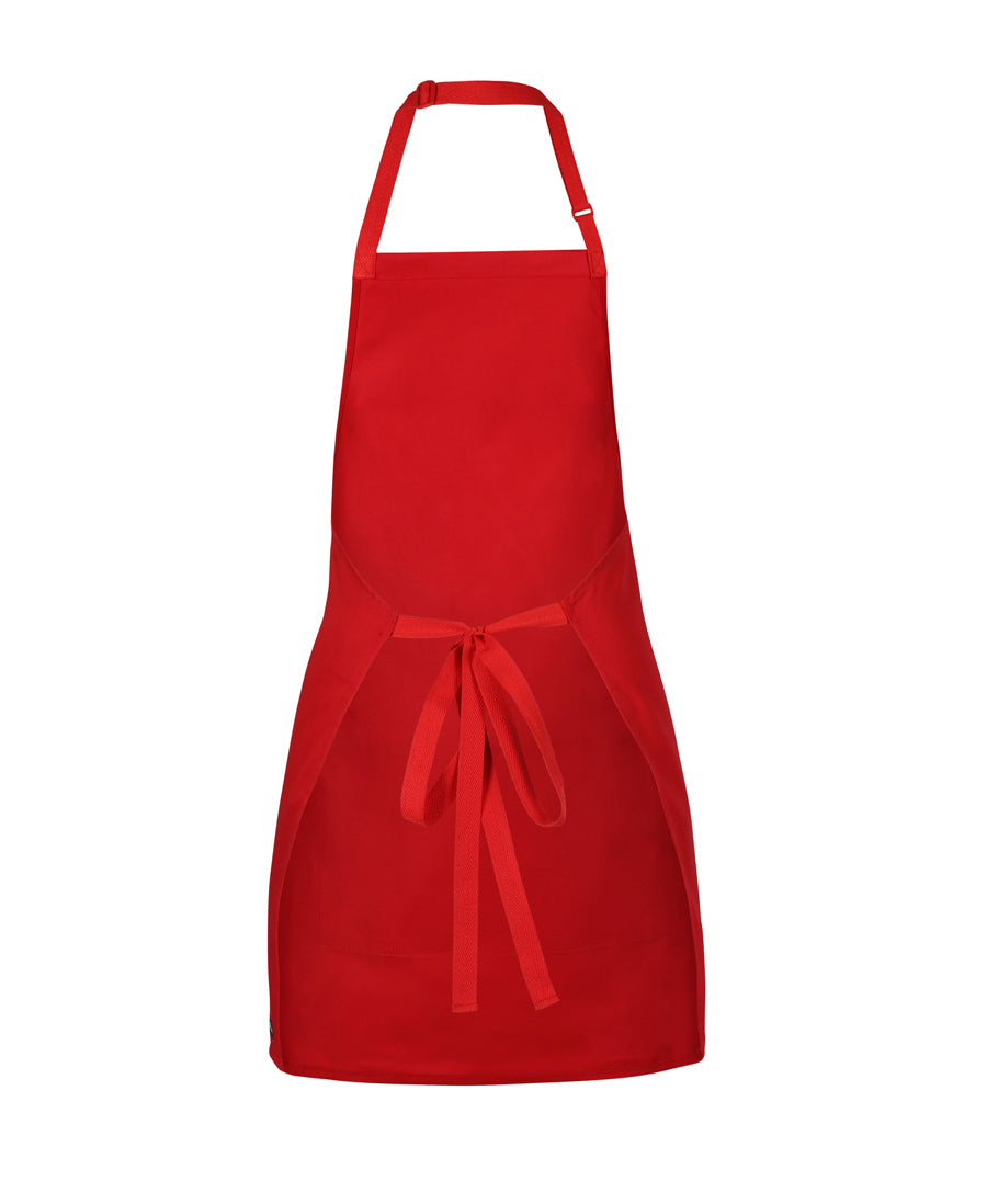 JB's Apron With Pocket - Red - Back
