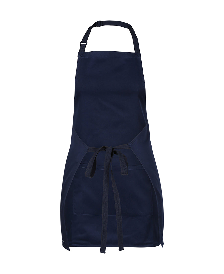 JB's Apron With Pocket - Navy - Back
